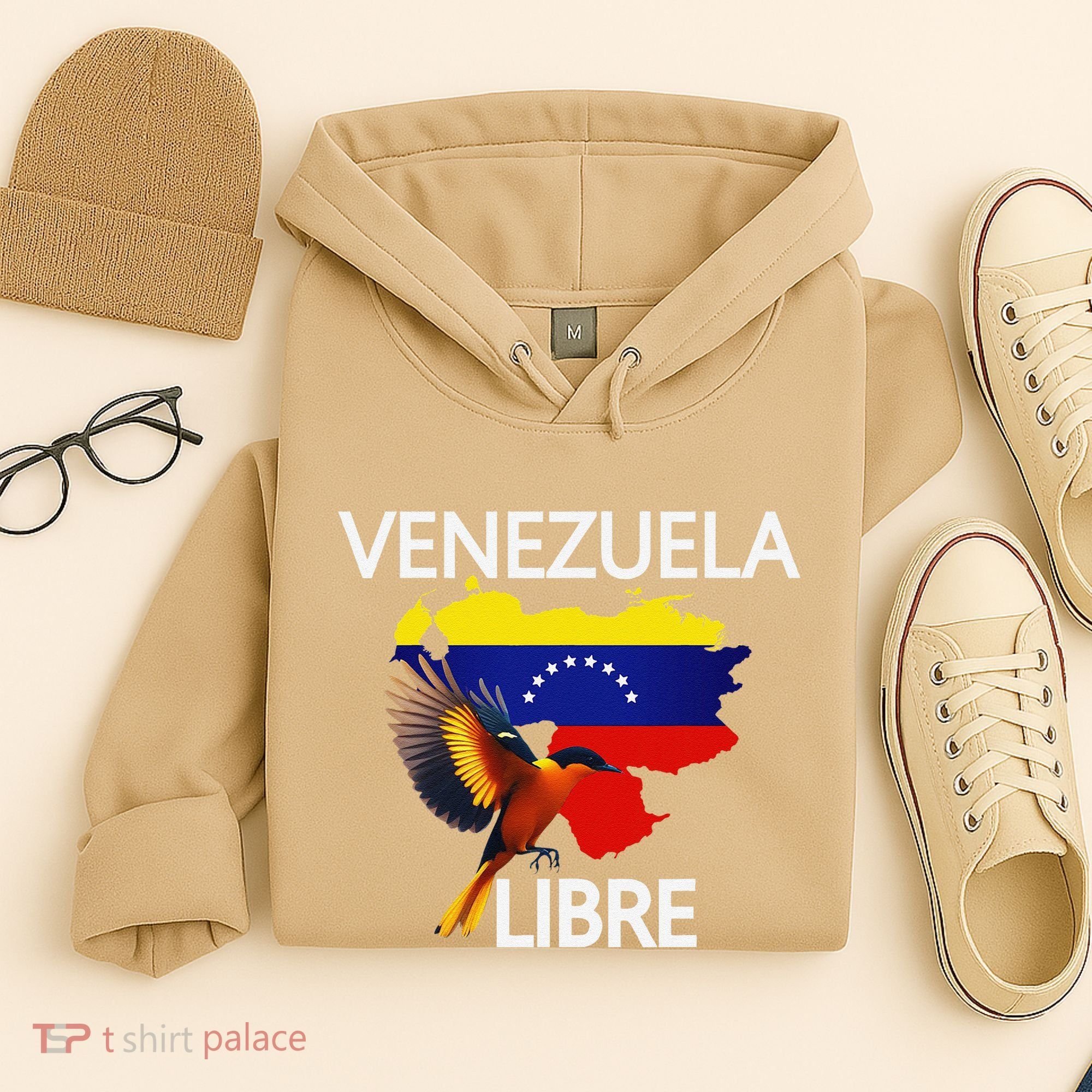 Venezuela Libre Flag Pride Bandera Venezolana Root Hoodie