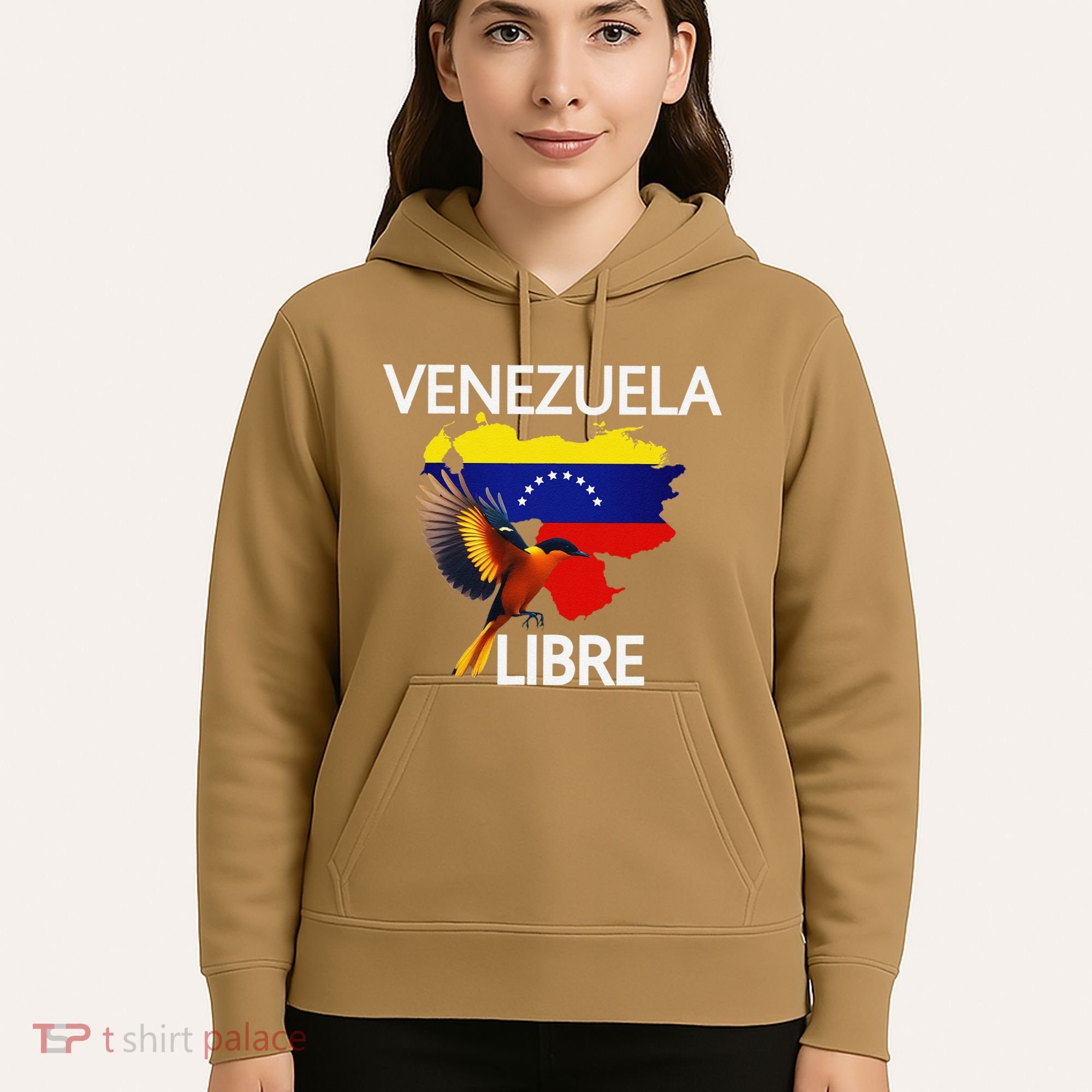 Venezuela Libre Flag Pride Bandera Venezolana Root Hoodie