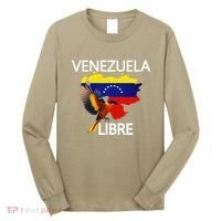 Venezuela Libre Flag Pride Bandera Venezolana Root Long Sleeve Shirt thumb 0