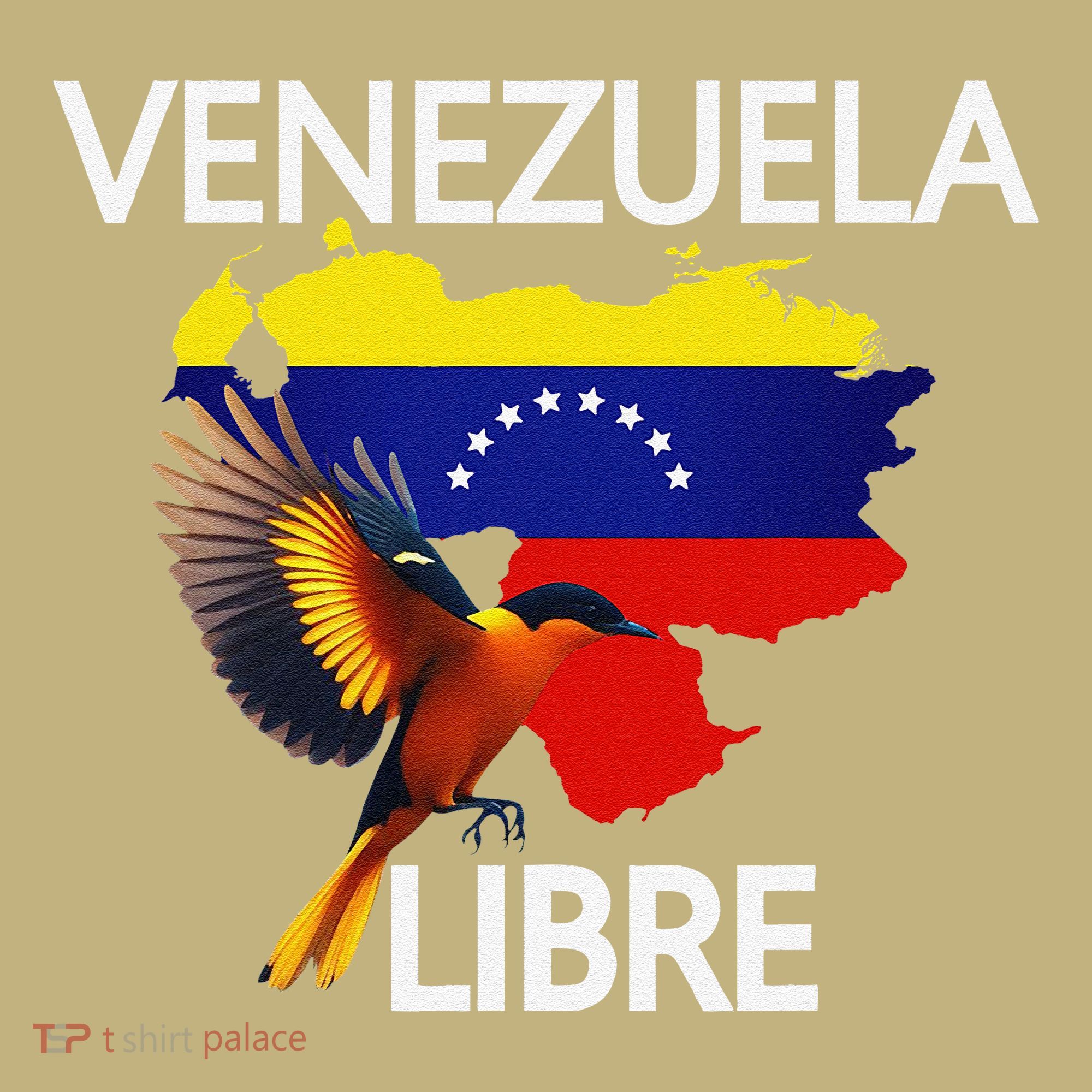 Venezuela Libre Flag Pride Bandera Venezolana Root Long Sleeve Shirt