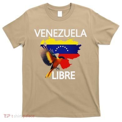 Venezuela Libre Flag Pride Bandera Venezolana Root T-Shirt