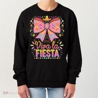 Viva La Fiesta Coquette Bow Cinco De Mayo Mexican Women's Sweatshirt thumb 0