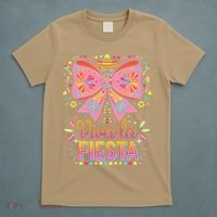 Viva La Fiesta Coquette Bow Cinco De Mayo Mexican T-Shirt thumb 5