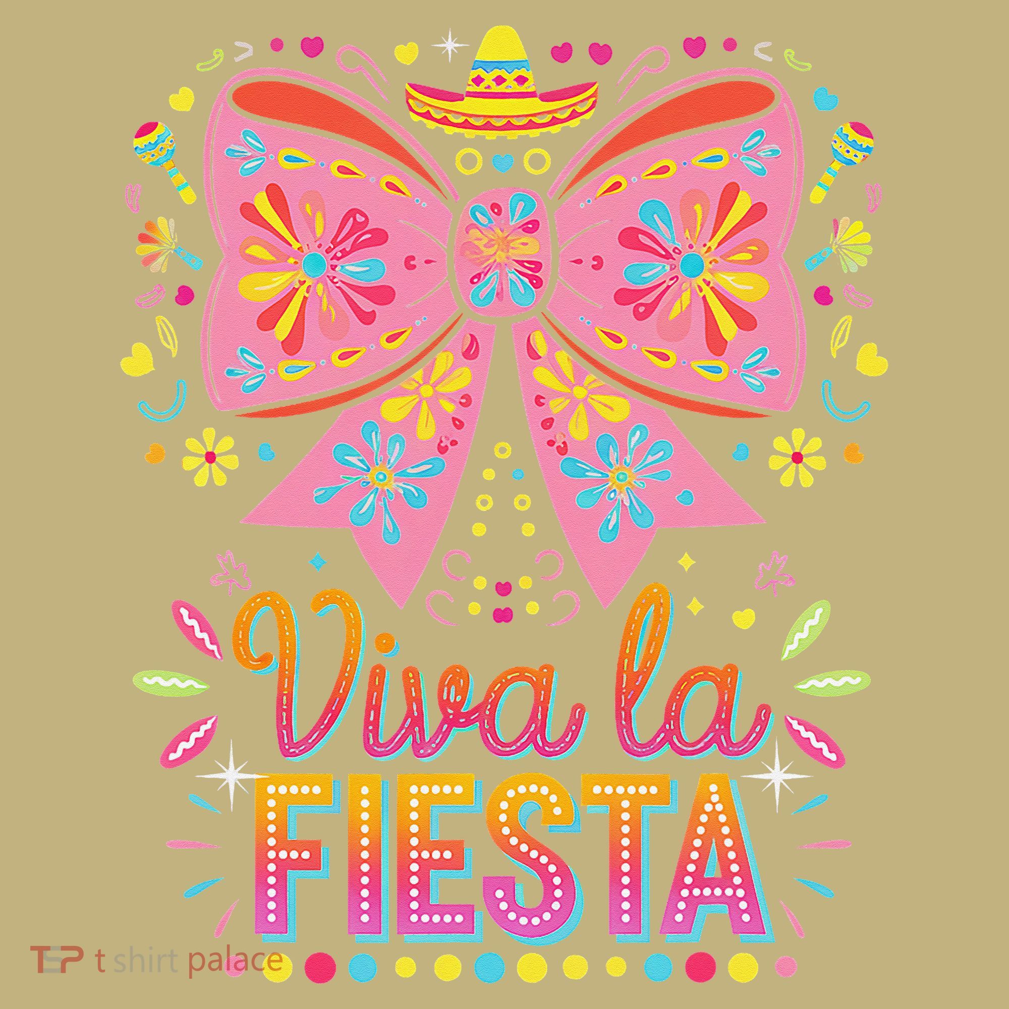 Viva La Fiesta Coquette Bow Cinco De Mayo Mexican Mousepad