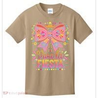 Viva La Fiesta Coquette Bow Cinco De Mayo Mexican Kids T-Shirt thumb 0