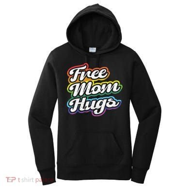 Vintage Lgbtq Free Mom Hugs Cool Gift Women's Hoodie
