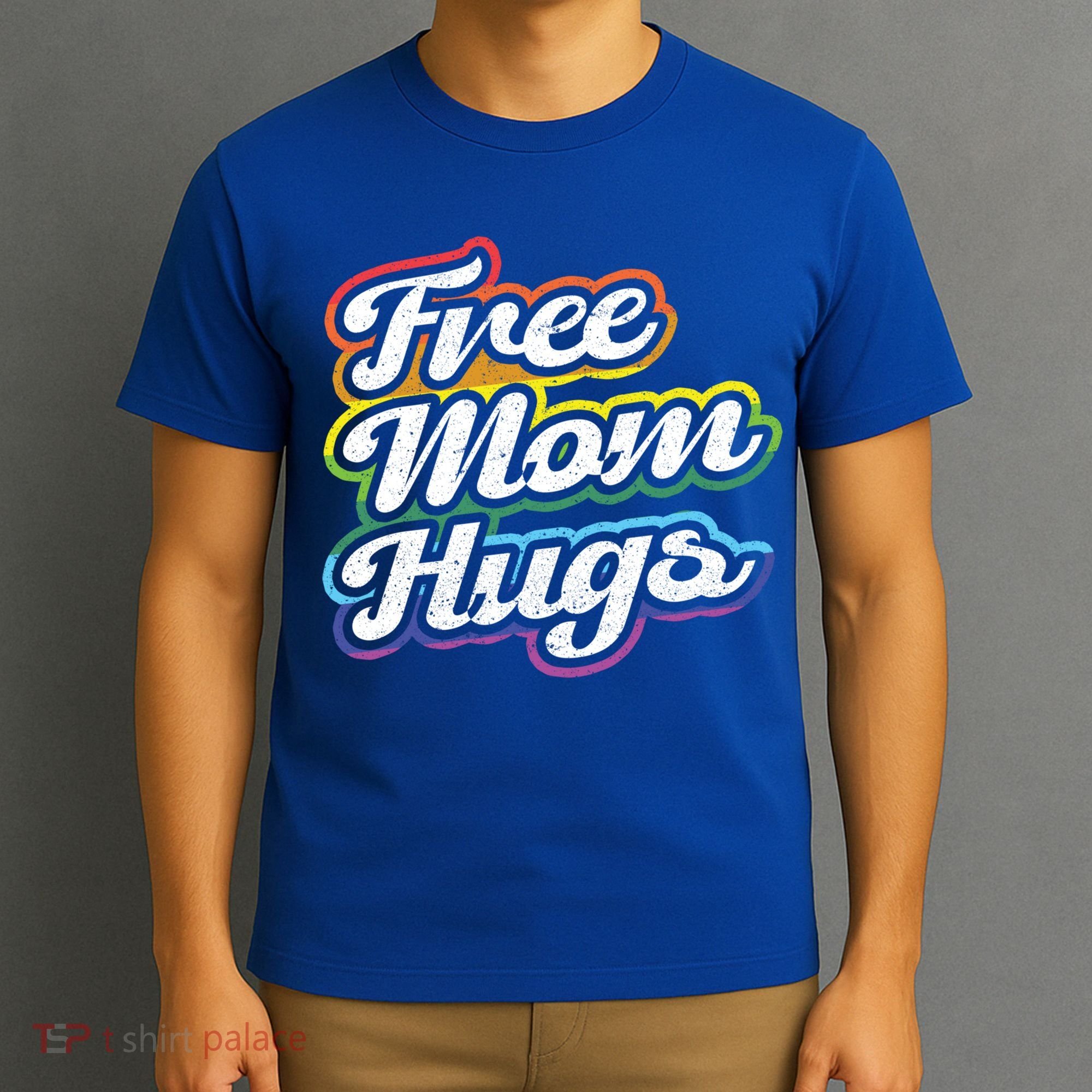 Vintage Lgbtq Free Mom Hugs Cool Gift T-Shirt