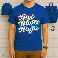 Vintage Lgbtq Free Mom Hugs Cool Gift T-Shirt thumb 6