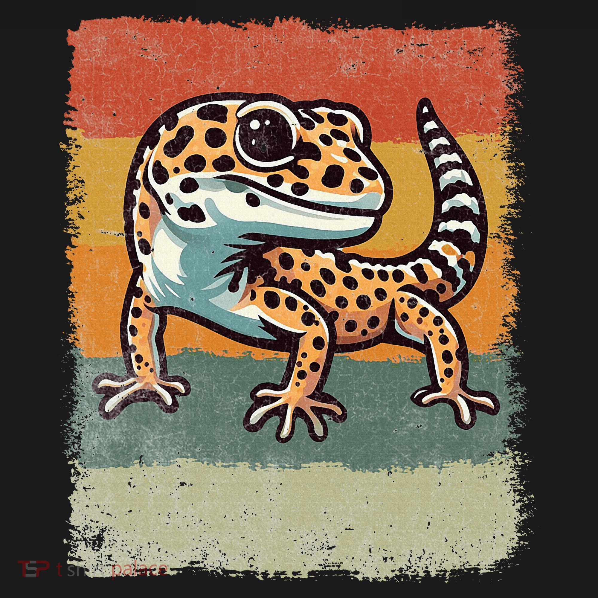 Vintage Leopard Gecko T-Shirt