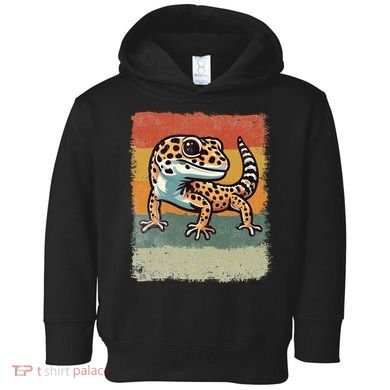 Vintage Leopard Gecko Toddler Hoodie