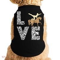Vaulting Love Horseback Equestrian Horse Riding Acrobatics Doggie Tank thumb 0