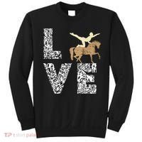 Vaulting Love Horseback Equestrian Horse Riding Acrobatics Sweatshirt thumb 0