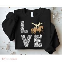 Vaulting Love Horseback Equestrian Horse Riding Acrobatics Sweatshirt thumb 2