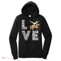 Vaulting Love Horseback Equestrian Horse Riding Acrobatics Women's Hoodie thumb 0