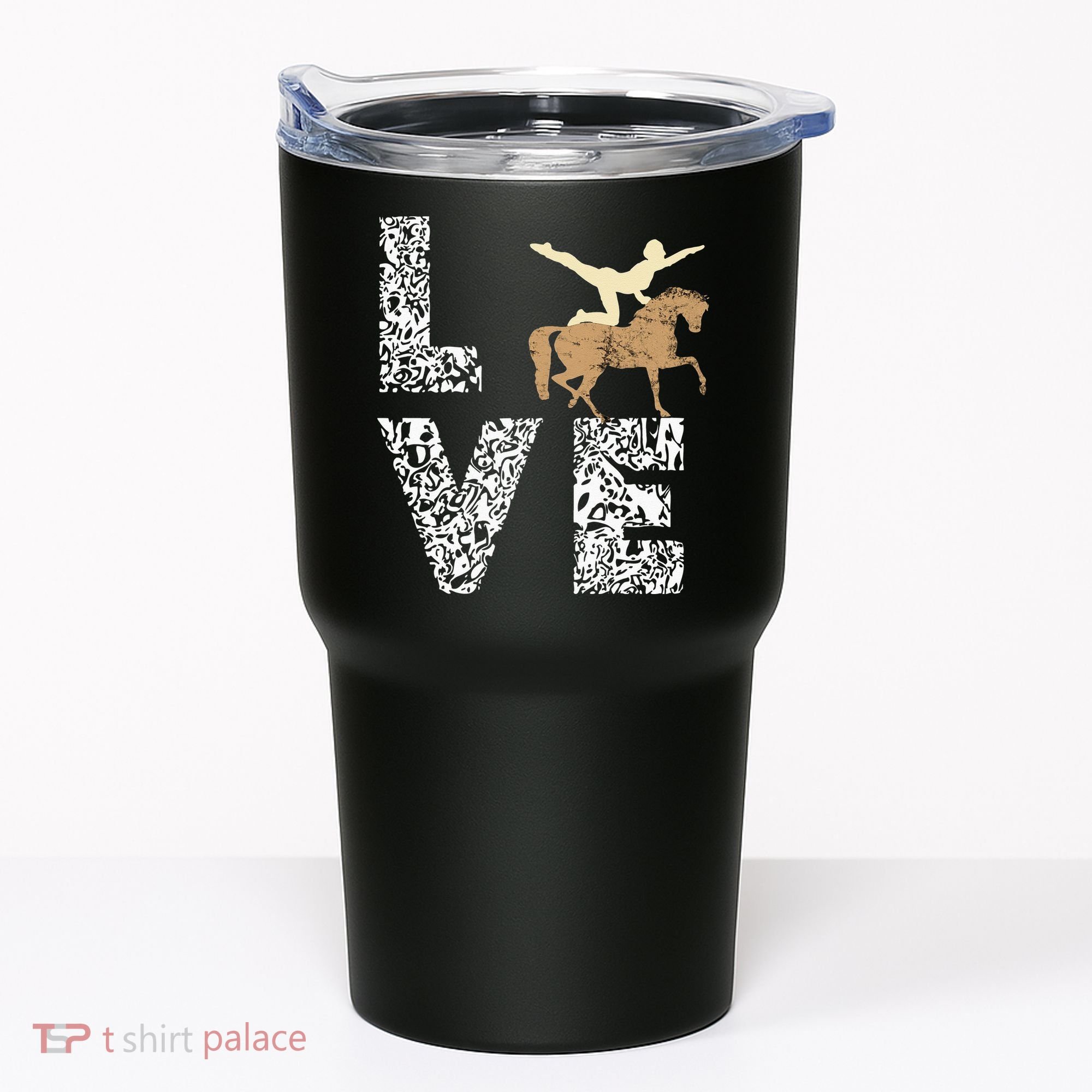 Vaulting Love Horseback Equestrian Horse Riding Acrobatics Tumbler
