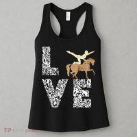 Vaulting Love Horseback Equestrian Horse Riding Acrobatics Women's Tank Top thumb 3