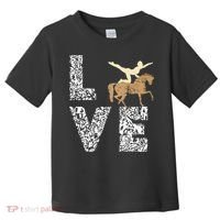 Vaulting Love Horseback Equestrian Horse Riding Acrobatics Toddler T-Shirt thumb 0