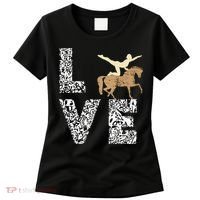 Vaulting Love Horseback Equestrian Horse Riding Acrobatics Women's T-Shirt thumb 0
