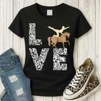 Vaulting Love Horseback Equestrian Horse Riding Acrobatics Women's T-Shirt thumb 3