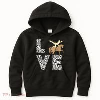 Vaulting Love Horseback Equestrian Horse Riding Acrobatics Kids Hoodie thumb 0