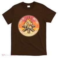 Vintage Life Is Better Around The Campfire Emblem T-Shirt thumb 0