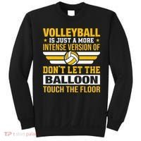 Volleyball Lover is Awesome Volleyball Player Gifts Premium Sweatshirt thumb 0