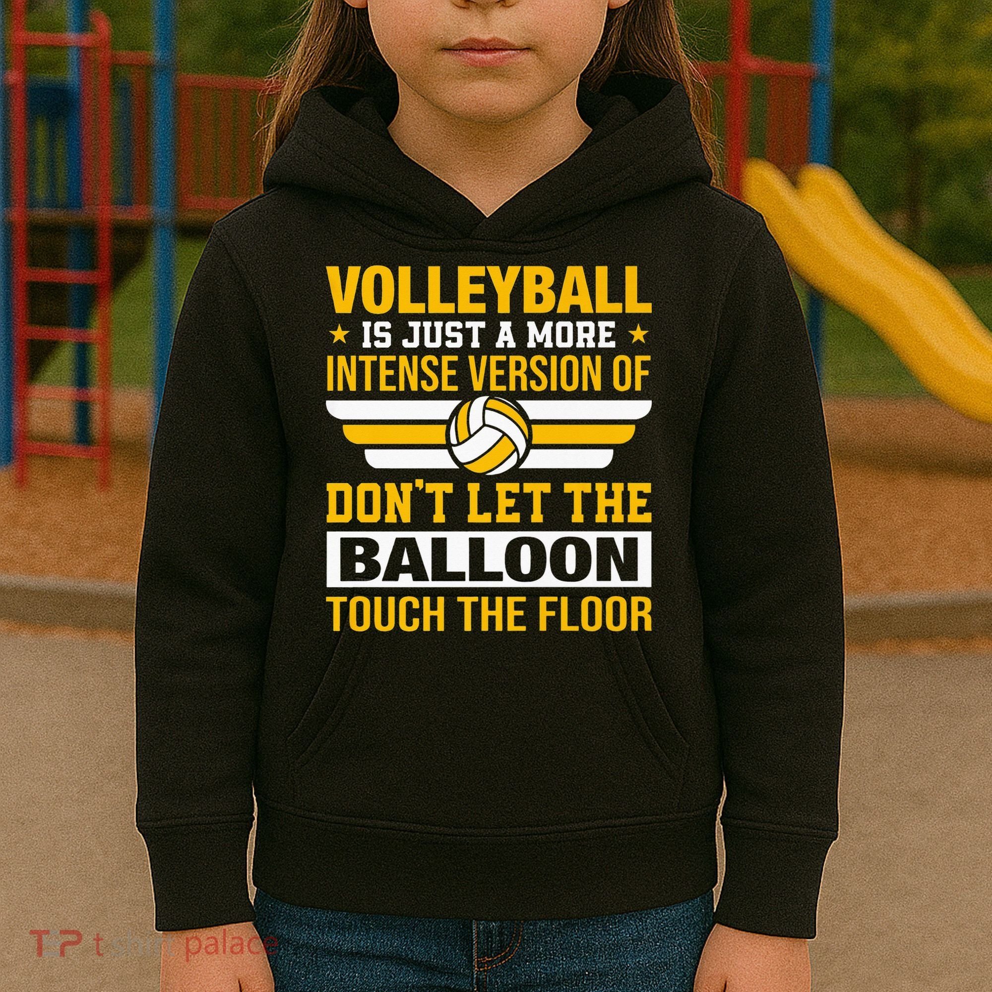 Volleyball Lover is Awesome Volleyball Player Gifts Premium Kids Hoodie