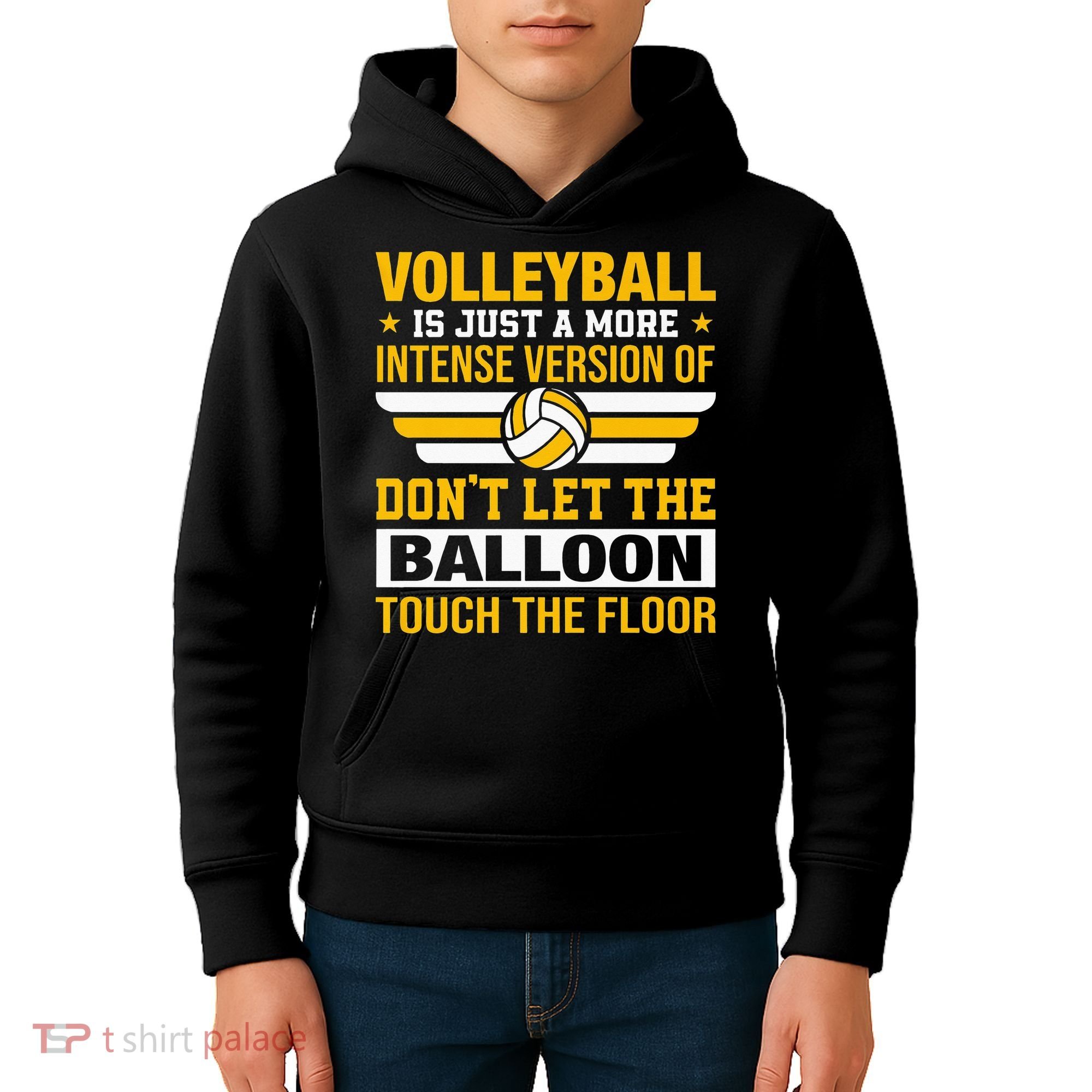 Volleyball Lover is Awesome Volleyball Player Gifts Premium Kids Hoodie
