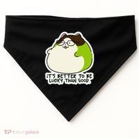 Verdi Lucktail ItS Better To Be Lucky Than Good. USA-Made Doggie Bandana thumb 0