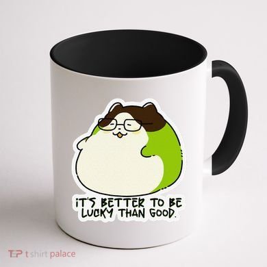 Verdi Lucktail ItS Better To Be Lucky Than Good. Coffee Mug back