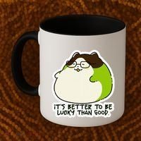 Verdi Lucktail ItS Better To Be Lucky Than Good. Coffee Mug thumb 2