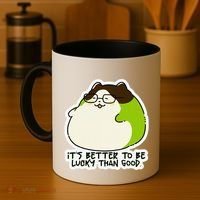 Verdi Lucktail ItS Better To Be Lucky Than Good. Coffee Mug thumb 4