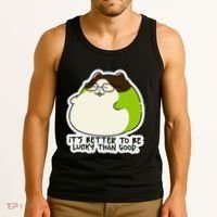 Verdi Lucktail ItS Better To Be Lucky Than Good. Tank Top thumb 3