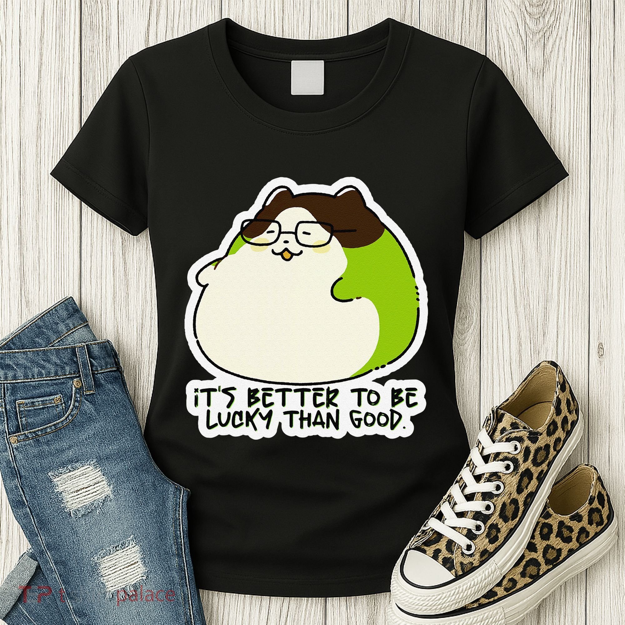Verdi Lucktail ItS Better To Be Lucky Than Good. Women's T-Shirt