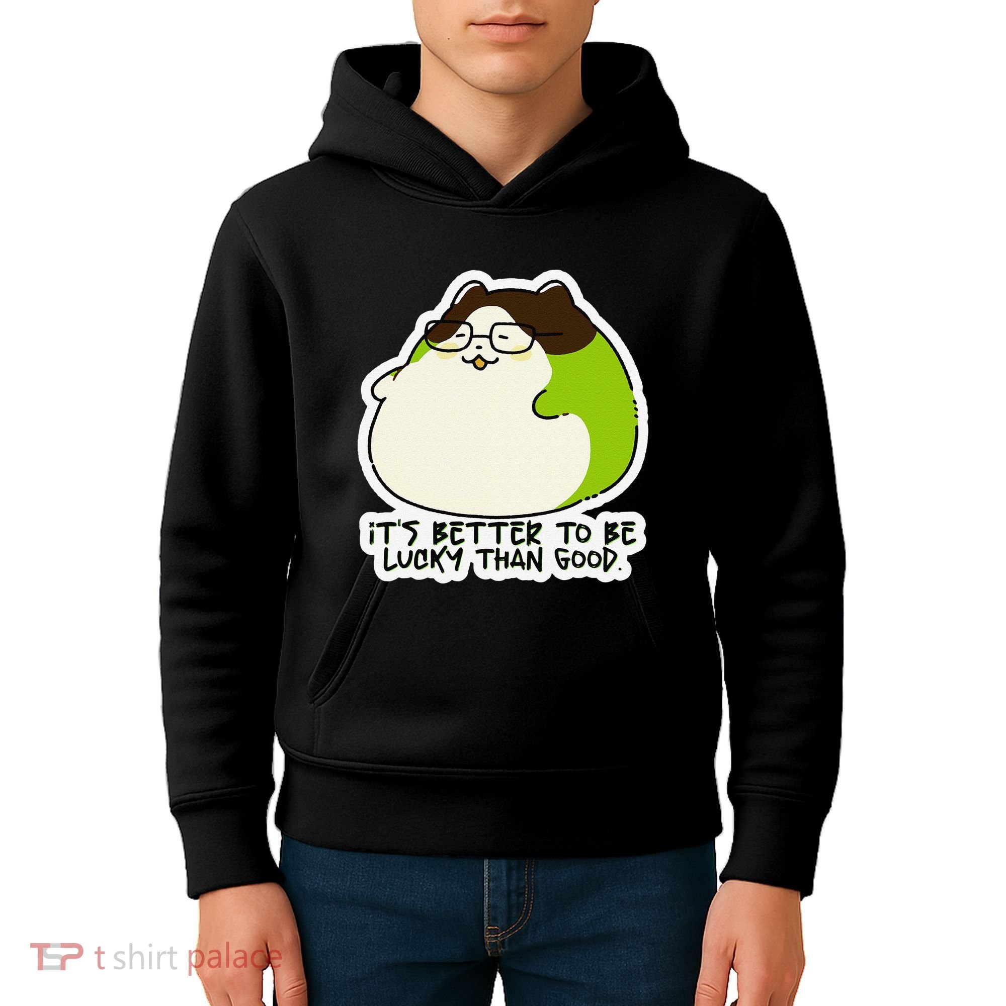 Verdi Lucktail ItS Better To Be Lucky Than Good. Kids Hoodie