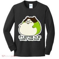 Verdi Lucktail ItS Better To Be Lucky Than Good. Kids Long Sleeve Shirt thumb 0