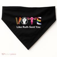 Vote Like Like Ruth Sent You Feminist USA-Made Doggie Bandana thumb 0