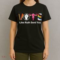 Vote Like Like Ruth Sent You Feminist T-Shirt thumb 4