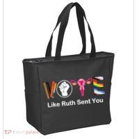 Vote Like Like Ruth Sent You Feminist Tote Bag thumb 2