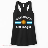 Viva La Libertad Carajo Javier Milei Presidente De Argentina Women's Tank Top thumb 0