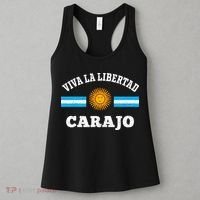 Viva La Libertad Carajo Javier Milei Presidente De Argentina Women's Tank Top thumb 3