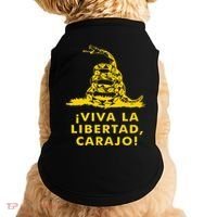 Viva La Libertad Carajo Milei Libertarian Ancap Liberty Doggie Tank thumb 0