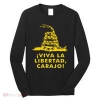 Viva La Libertad Carajo Milei Libertarian Ancap Liberty Long Sleeve Shirt thumb 0