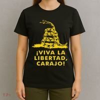 Viva La Libertad Carajo Milei Libertarian Ancap Liberty T-Shirt thumb 4