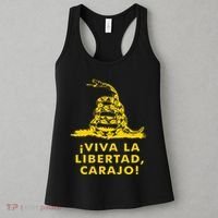 Viva La Libertad Carajo Milei Libertarian Ancap Liberty Women's Tank Top thumb 3