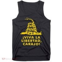 Viva La Libertad Carajo Milei Libertarian Ancap Liberty Tank Top thumb 0
