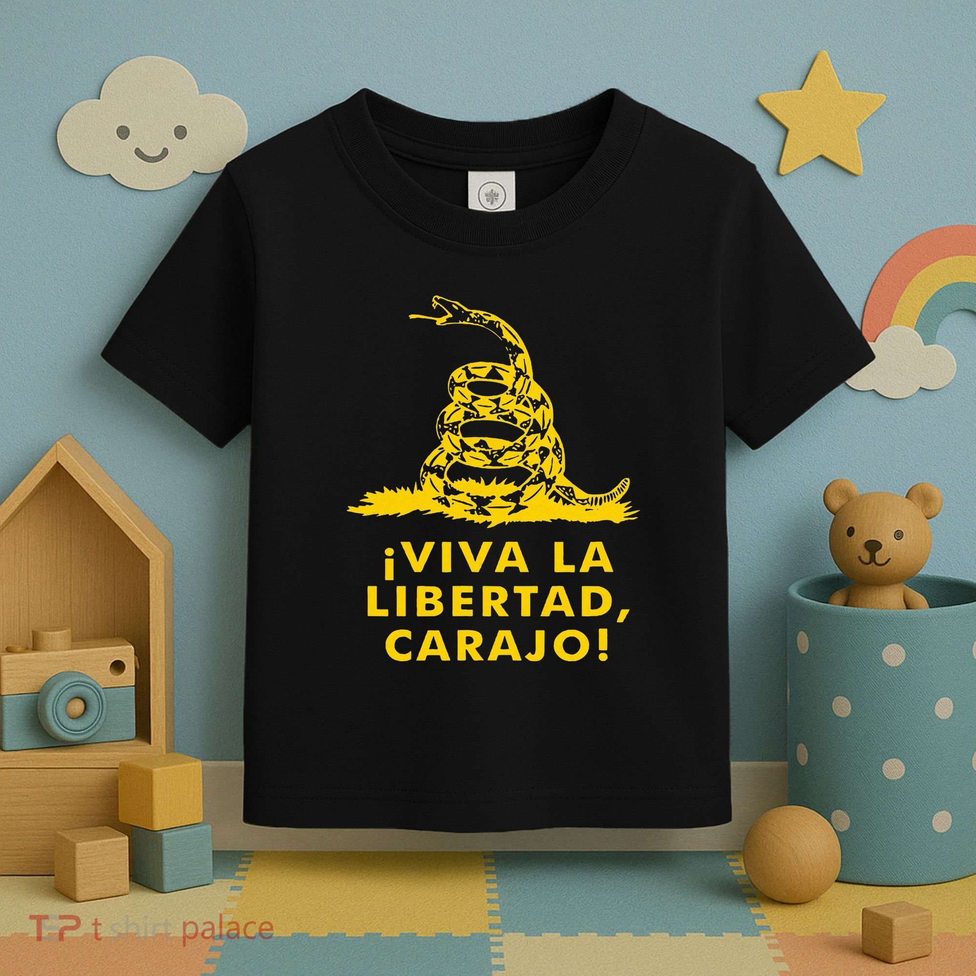 Viva La Libertad Carajo Milei Libertarian Ancap Liberty Toddler T-Shirt