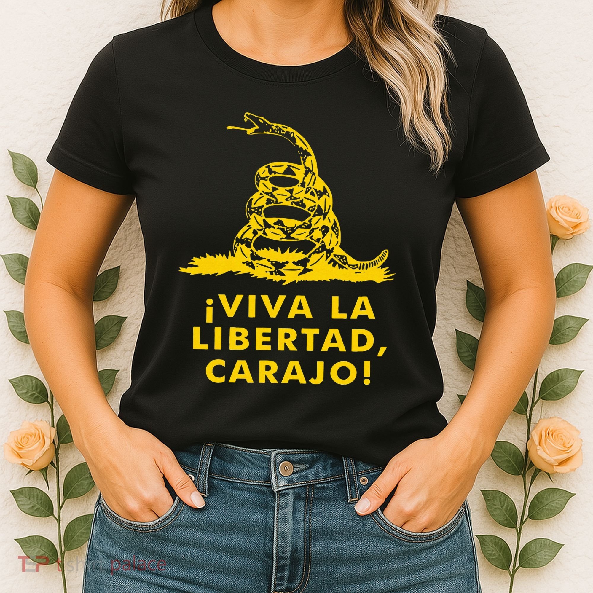 Viva La Libertad Carajo Milei Libertarian Ancap Liberty Women's T-Shirt