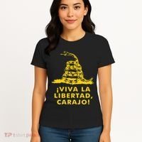 Viva La Libertad Carajo Milei Libertarian Ancap Liberty Women's T-Shirt thumb 4