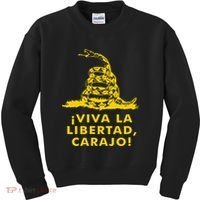 Viva La Libertad Carajo Milei Libertarian Ancap Liberty Kids Sweatshirt thumb 0